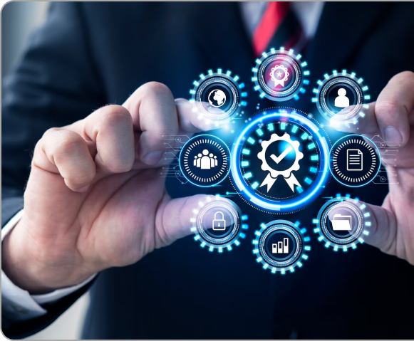 Business transformation services illustration
